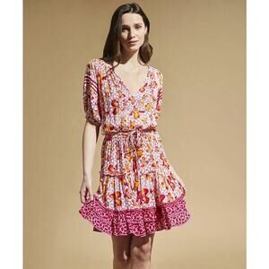 Vilebrequin x Poupette St Barth NWOT Iris Mini Tassel Dress Size XS